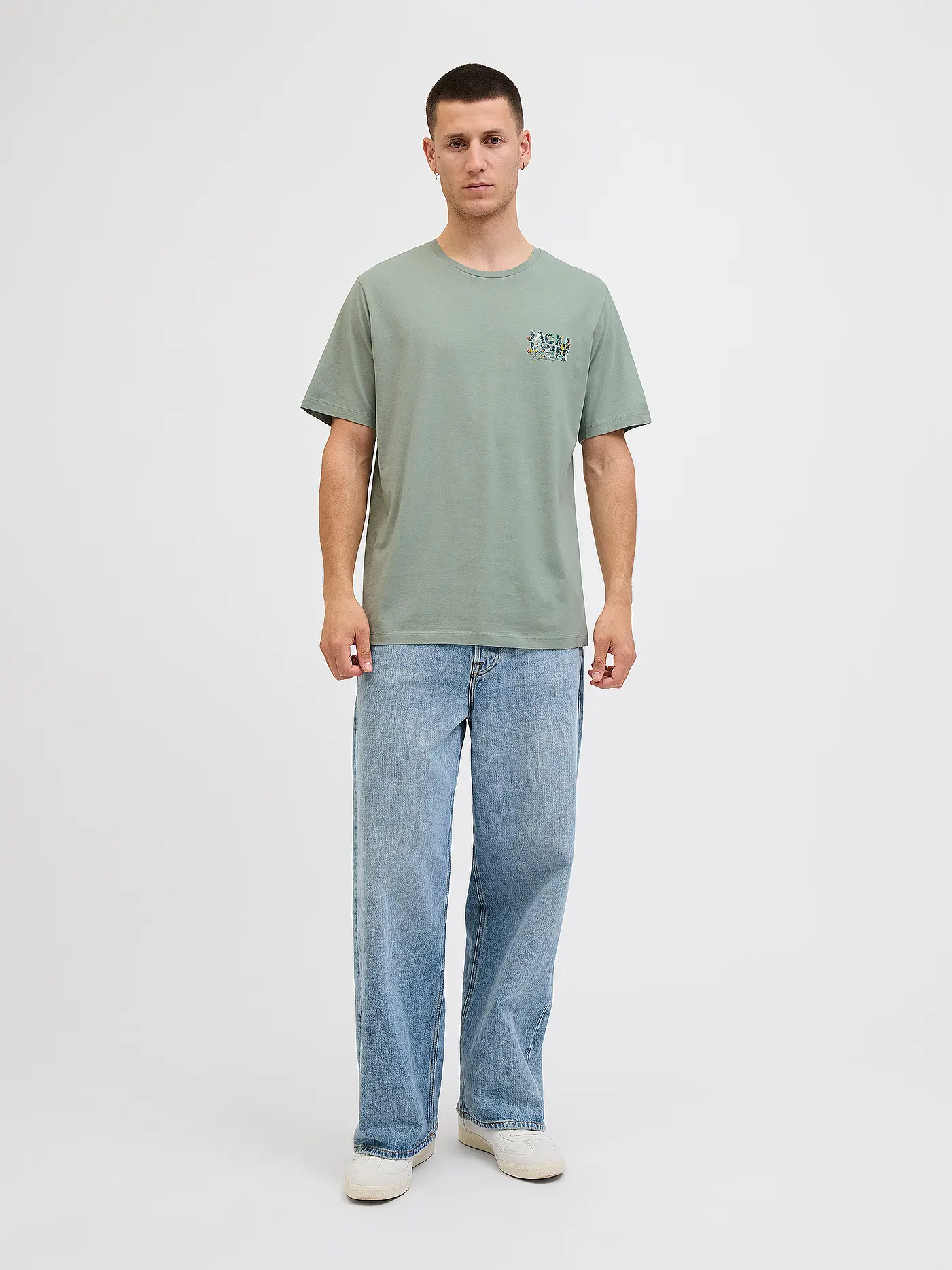 JACK & JONES | T-Shirt JJGEPLAS | hellgrün
